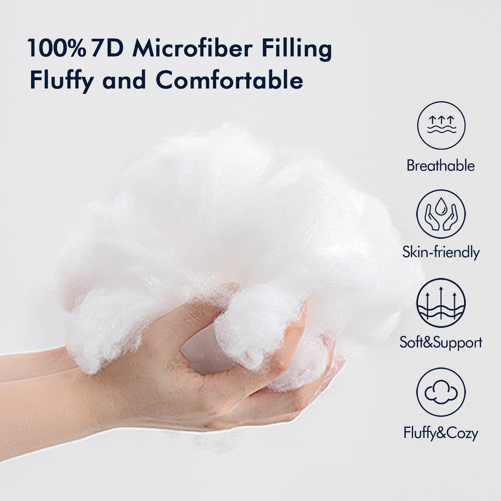 2 Pack 18x18 Outdoor Waterproof Pillow Inserts