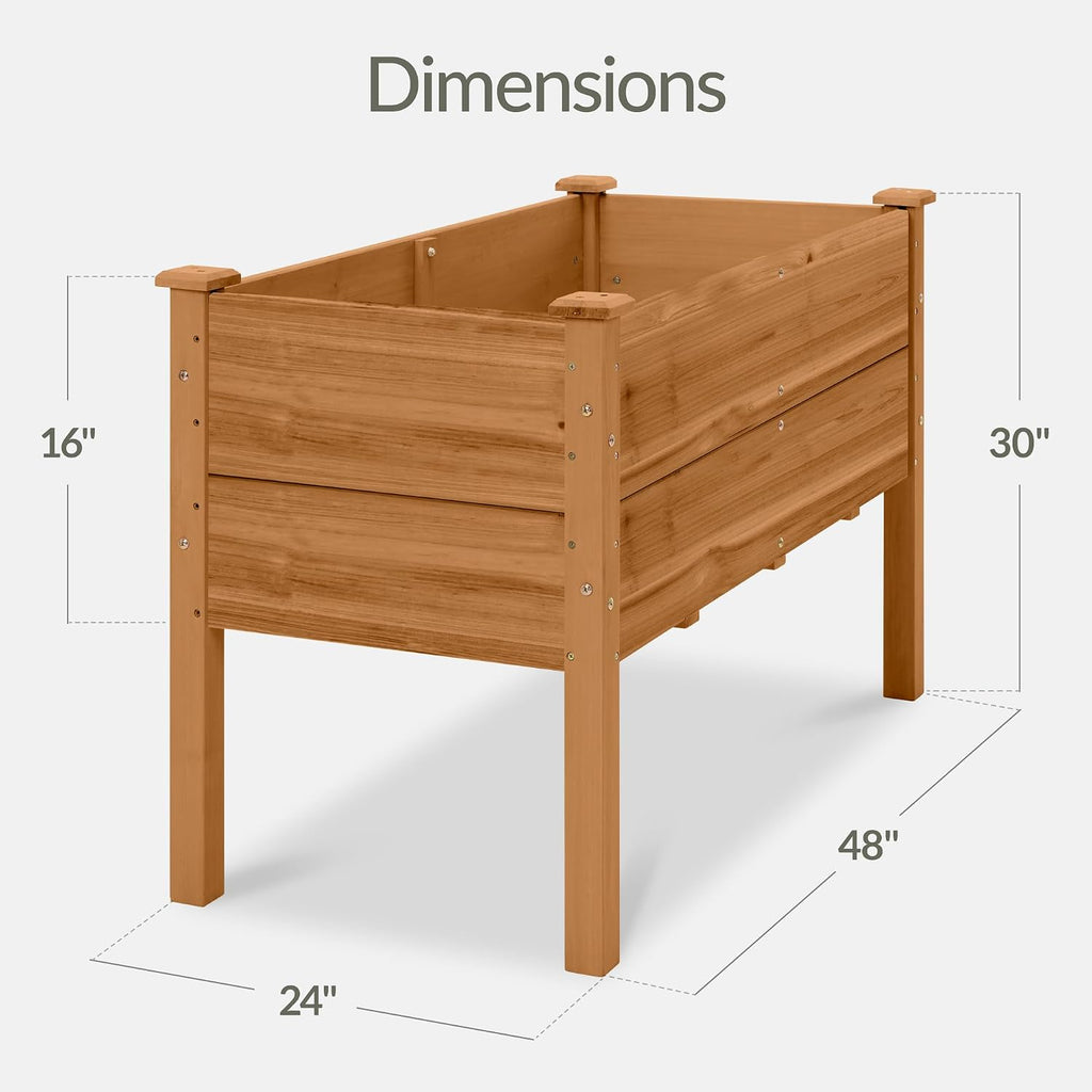 Acorn Brown Fir Elevated Garden Bed