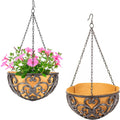 Cast Iron Hanging Baskets Fabric Liner