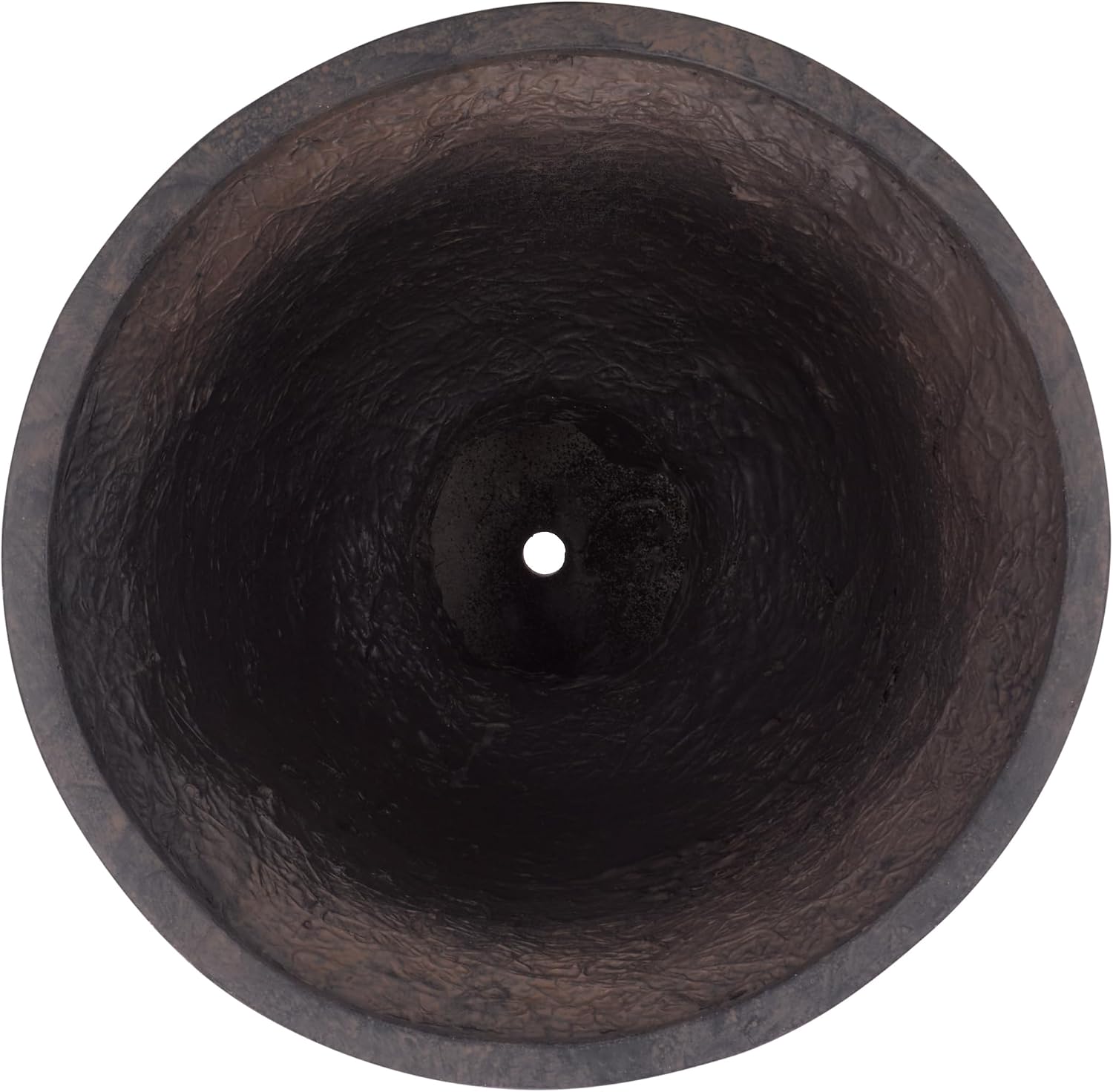 Brown Pedestal Urn Planter