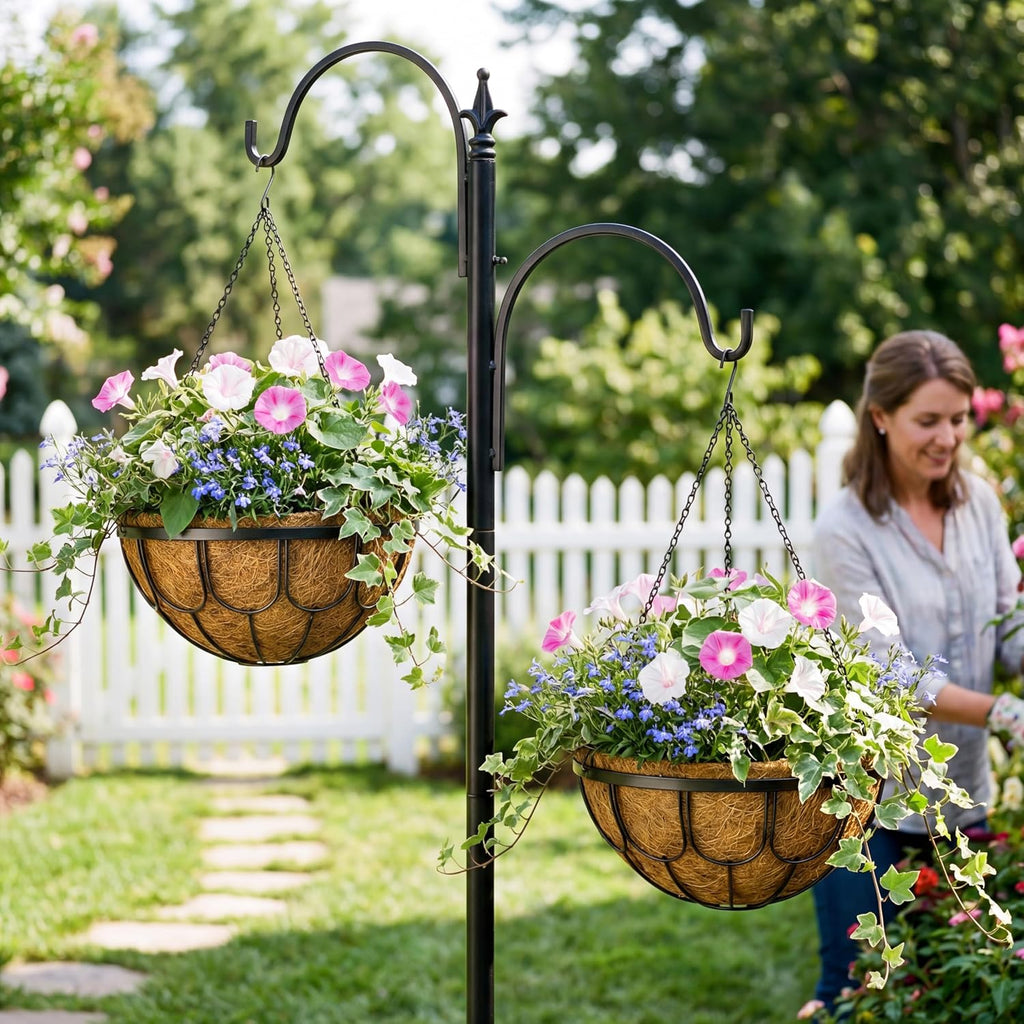 Metal Wire Hanging Planters Coco Liner